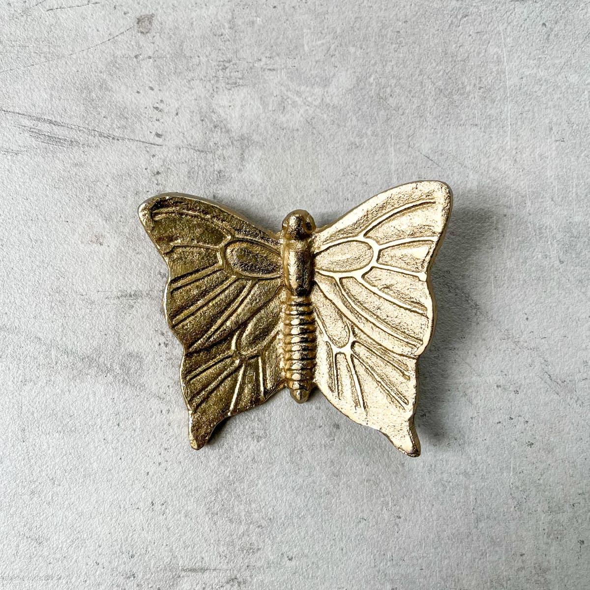 Cassandra Metal Butterfly Wall Sculpture (Gold) - Set of 2 - Home Artisan