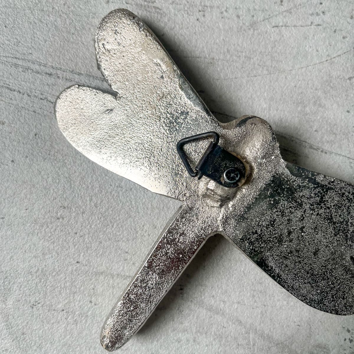 Seraphine Metal Dragonfly Wall Sculpture (Silver) - Set of 2 - Home Artisan