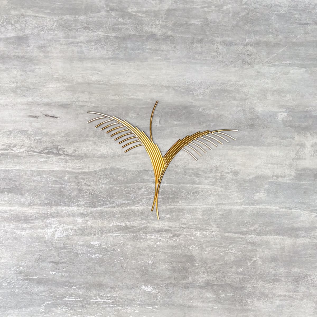 Graceful Flying Cranes Metal Wall Sculpture (Set of 6)