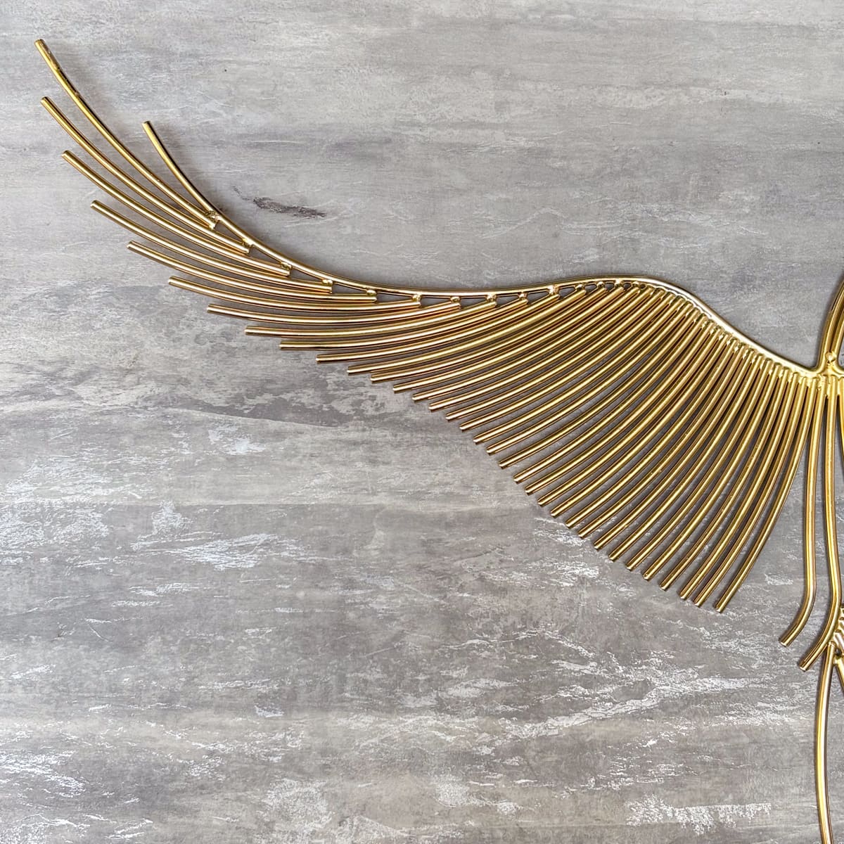 Graceful Flying Cranes Metal Wall Sculpture (Set of 6)