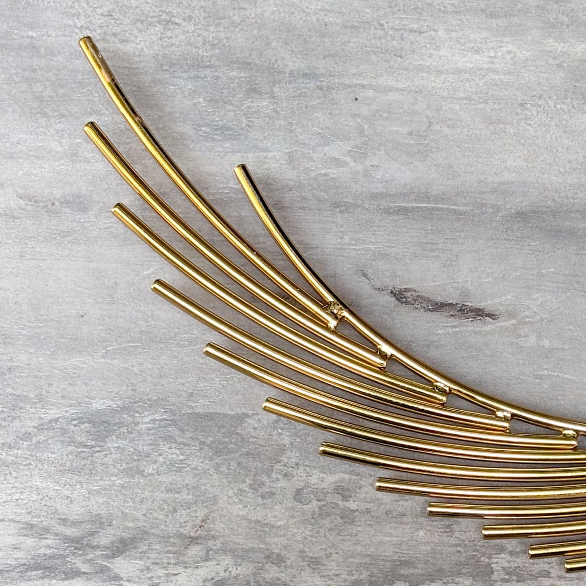 Graceful Flying Cranes Metal Wall Sculpture (Set of 6)