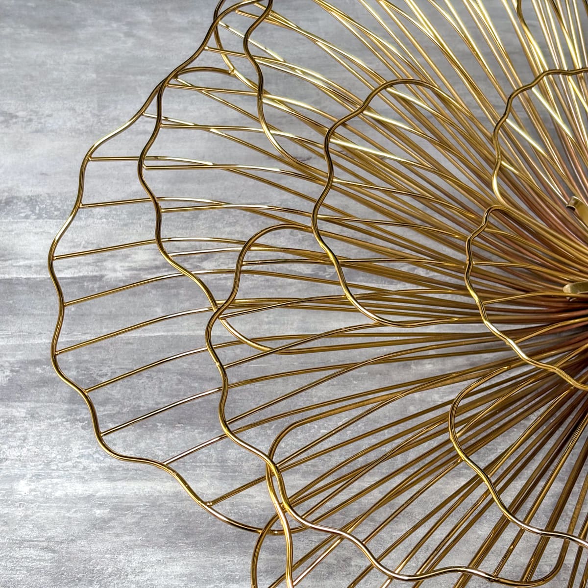 Ornate Golden Burst Wall Decor (Set of 3)