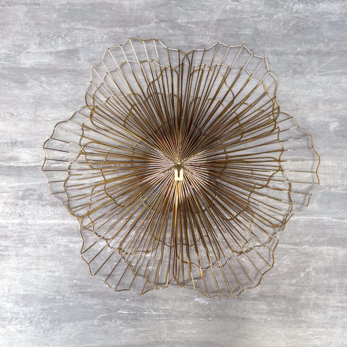 Ornate Golden Burst Wall Decor (Set of 3)