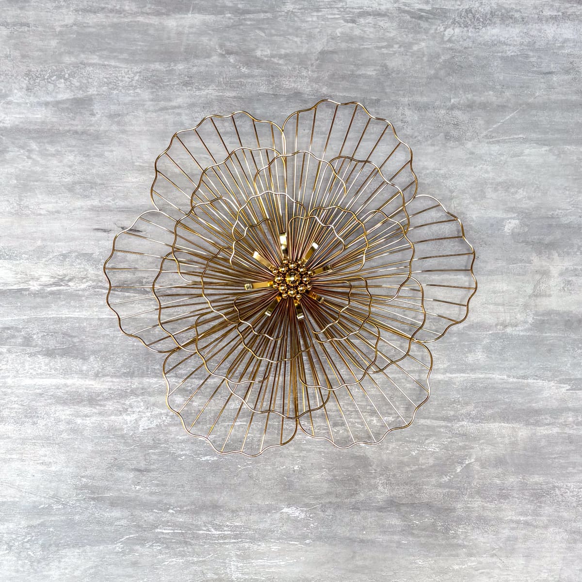 Ornate Golden Burst Wall Decor (Set of 3)