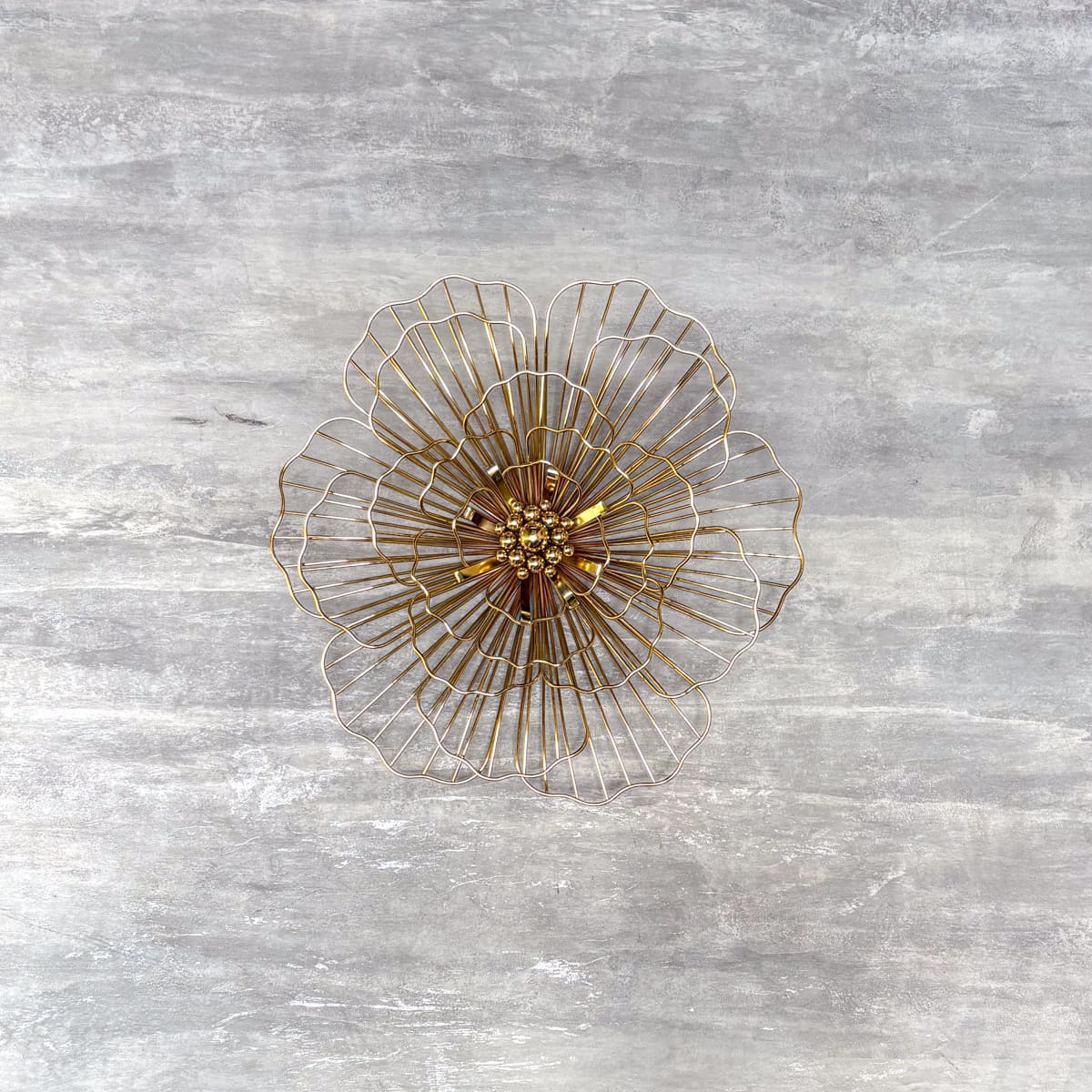 Ornate Golden Burst Wall Decor (Set of 3)