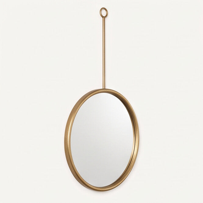 Aurelia Round Hanging Wall Mirror (Large) - Home Artisan