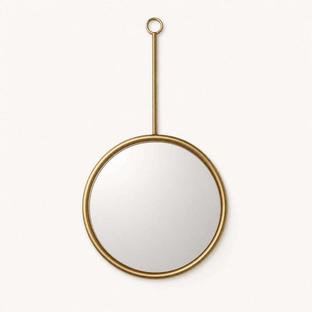 Aurelia Round Hanging Wall Mirror (Small) - Home Artisan