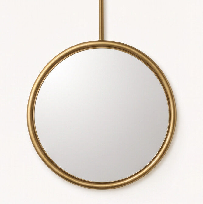 Aurelia Round Hanging Wall Mirror (Small) - Home Artisan