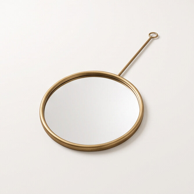 Aurelia Round Hanging Wall Mirror (Small) - Home Artisan
