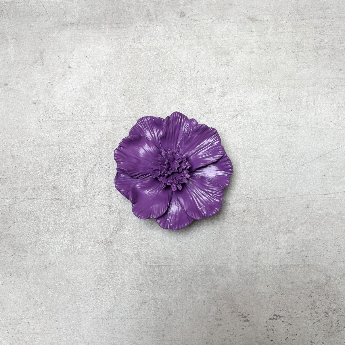 Peony Flowers Wall Sculpture (Purple) - Home Artisan
