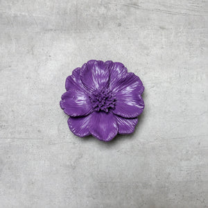 Peony Flowers Wall Sculpture (Purple) - Home Artisan