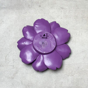 Peony Flowers Wall Sculpture (Purple) - Home Artisan