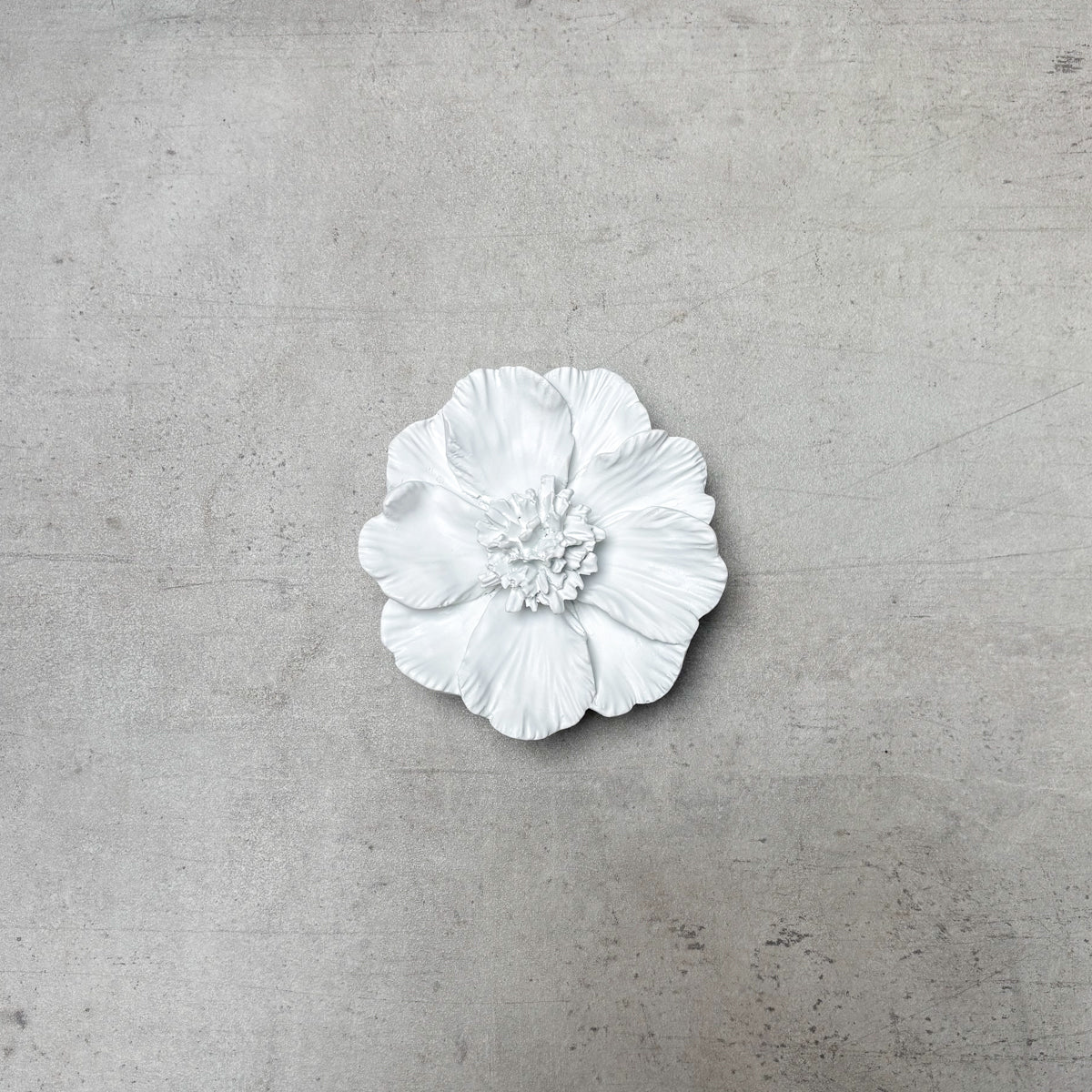 Peony Flowers Wall Sculpture (White) - Home Artisan