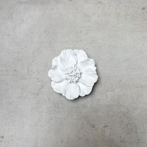 Peony Flowers Wall Sculpture (White) - Home Artisan