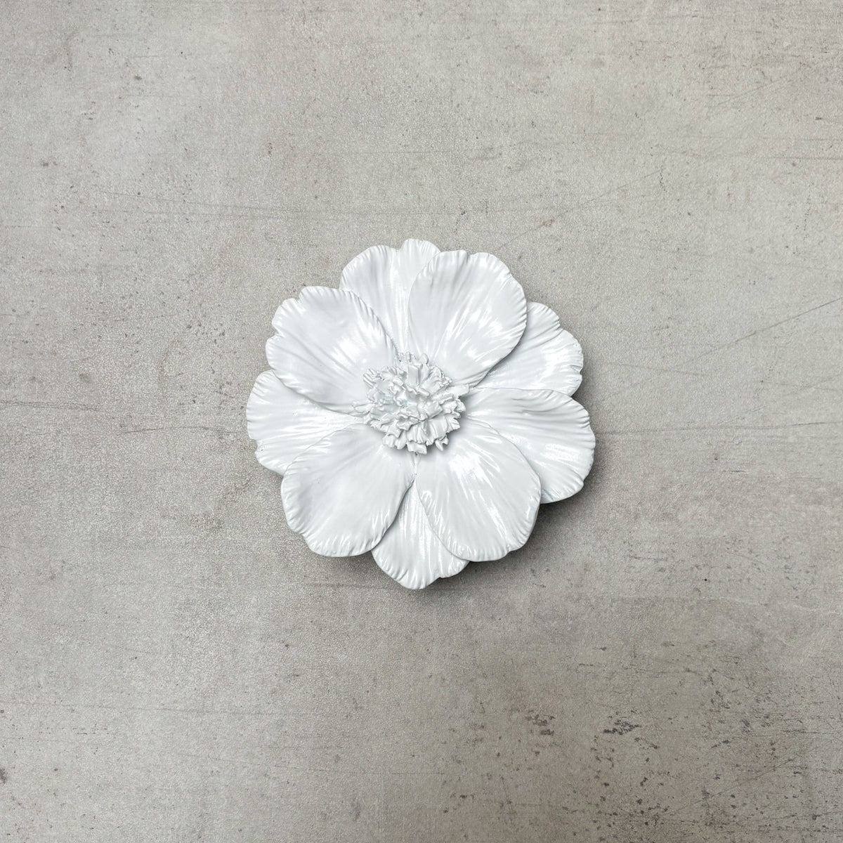 Peony Flowers Wall Sculpture (White) - Home Artisan