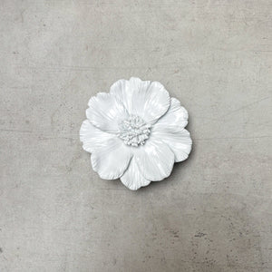 Peony Flowers Wall Sculpture (White) - Home Artisan