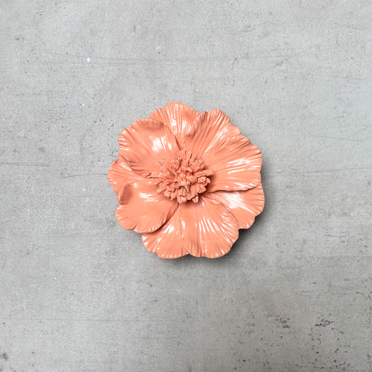 Peony Flowers Wall Sculpture (Peach) - Home Artisan