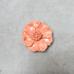 Peony Flowers Wall Sculpture (Peach) - Home Artisan