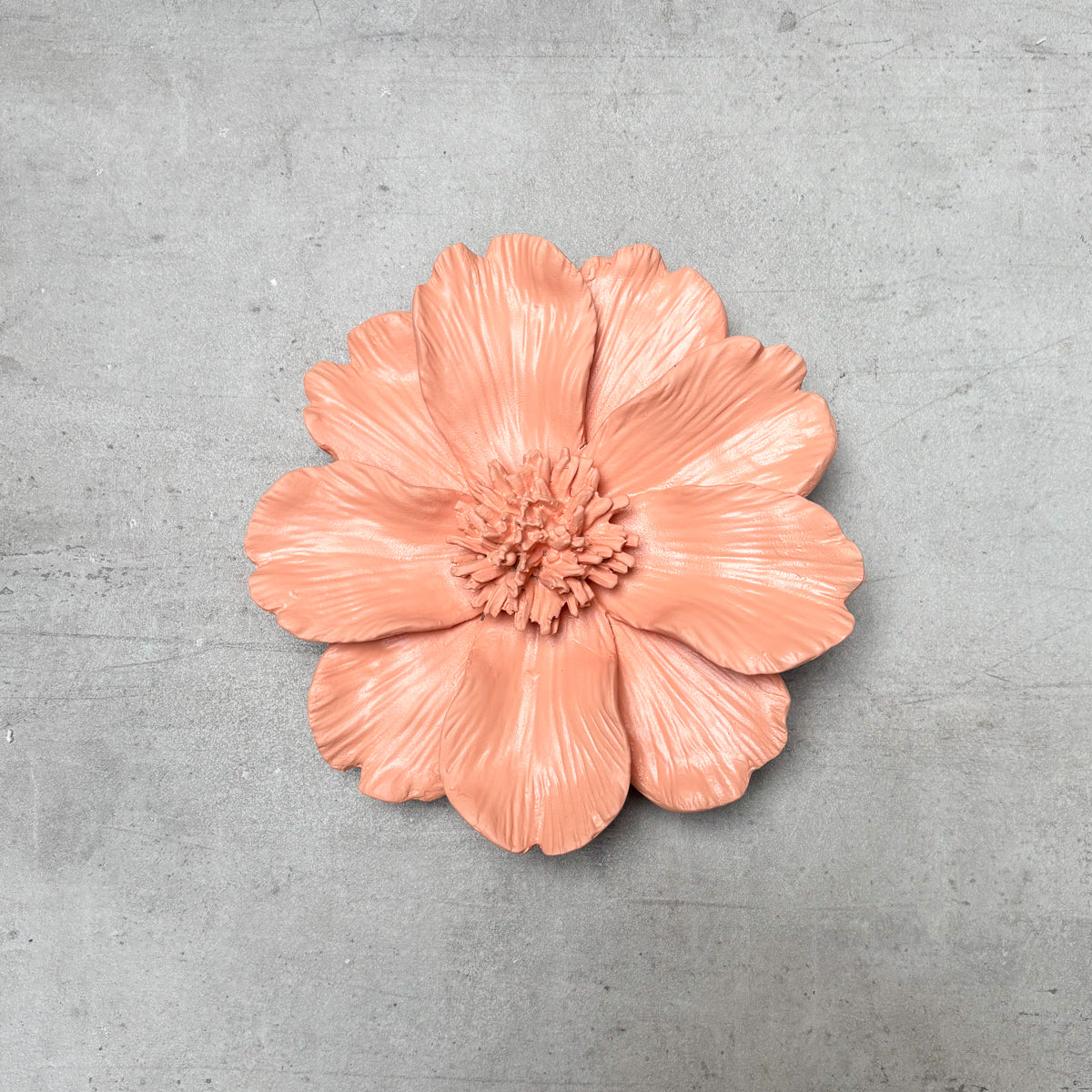 Peony Flowers Wall Sculpture (Peach) - Home Artisan