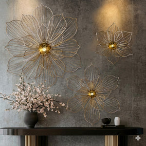 Modern Abstract Floral Wall Art (Set of 3)