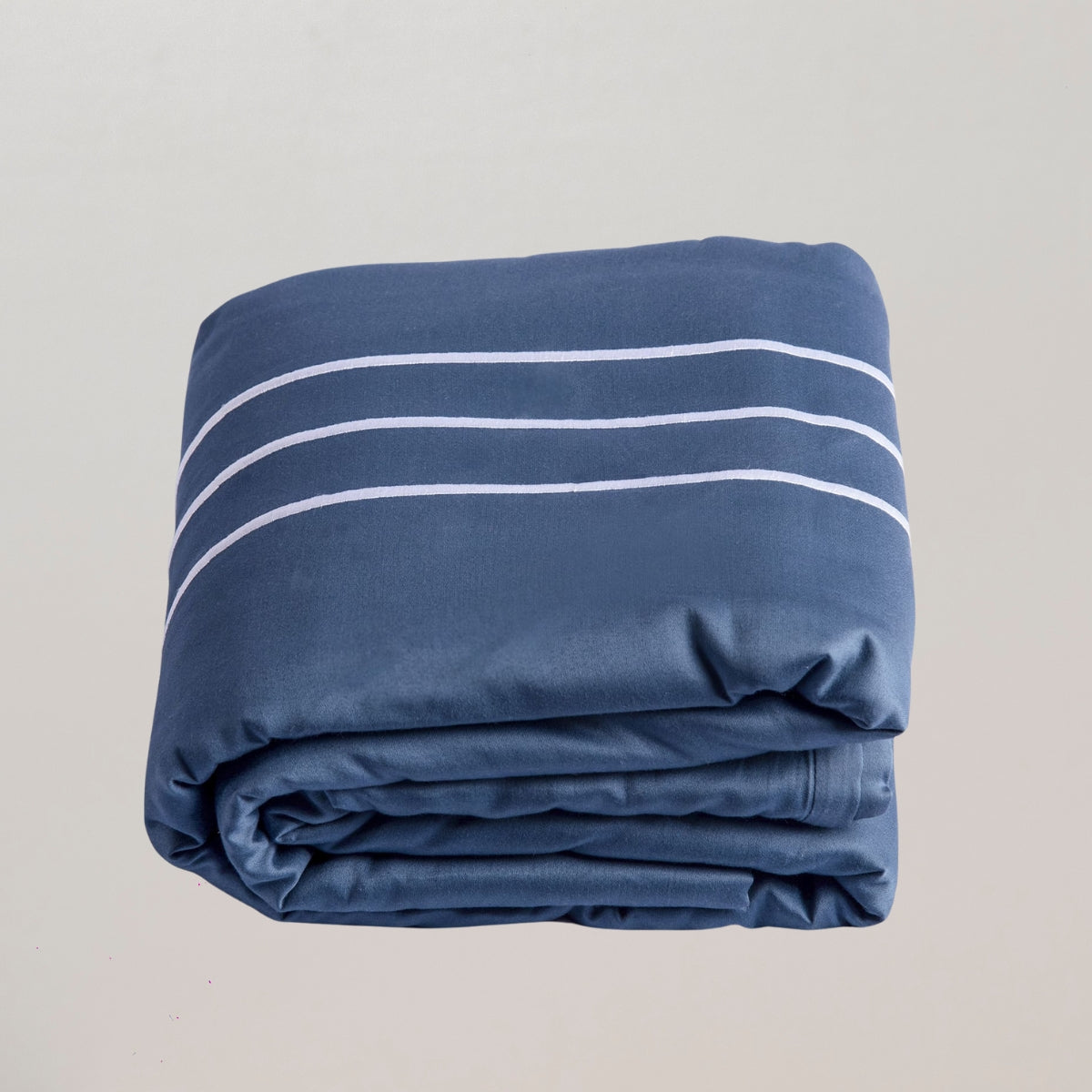 Parallel Moonlight Blue Duvet Cover by Veda Homes