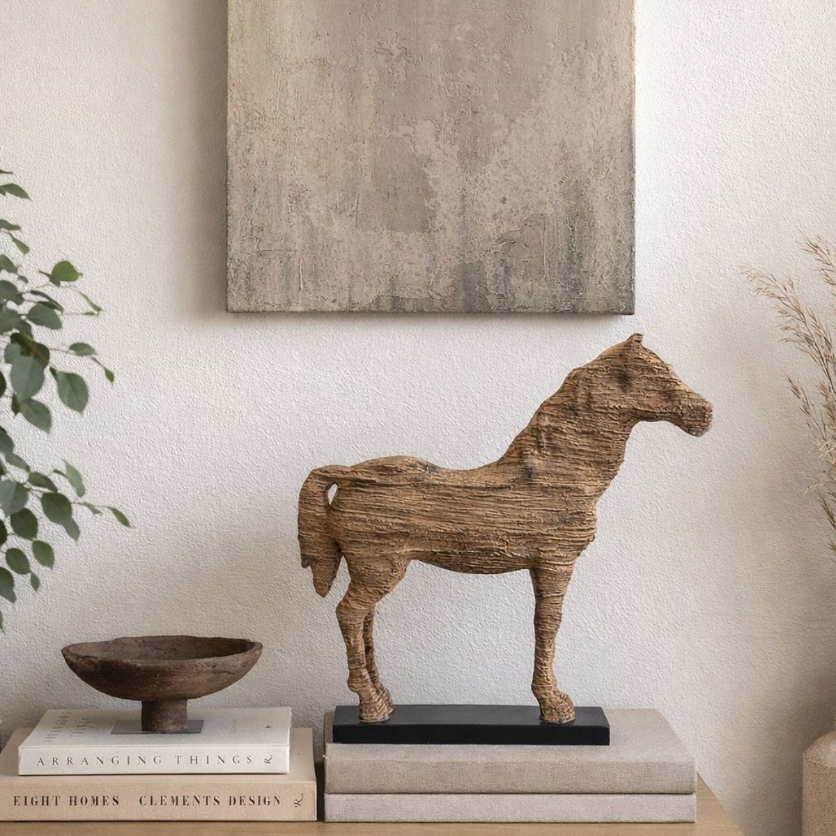 Rustic Horse Sculpture