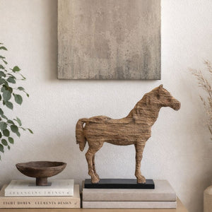 Rustic Horse Sculpture