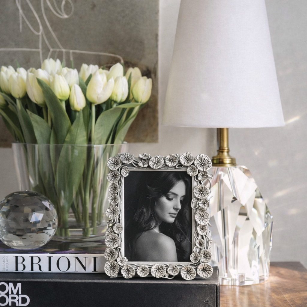 Malia Silver Leaf Photo Frame (5x7)