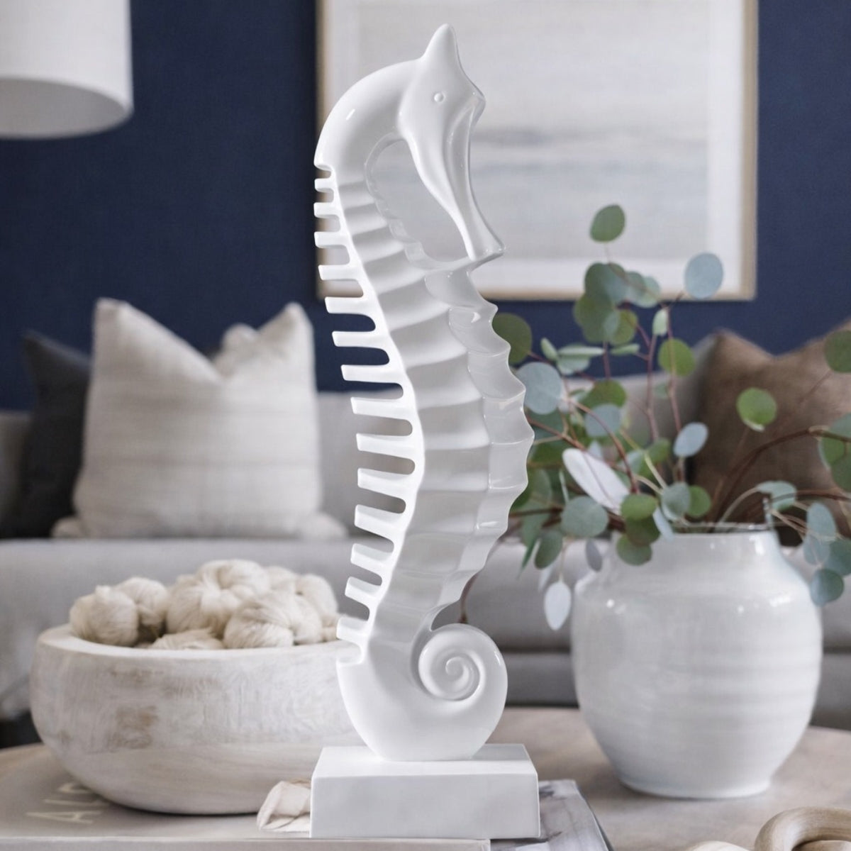 Elmo Seahorse Sculpture