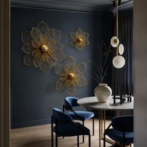 Modern Abstract Floral Wall Art (Set of 3)