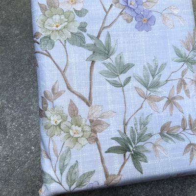 Cordelia Botanical Print Cotton Linen Duvet Cover
