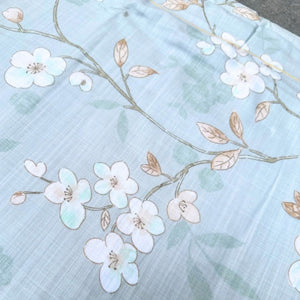 Midori Botanical Print Cotton Linen Duvet Cover