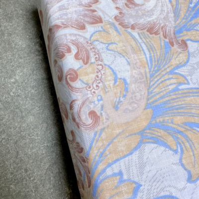 Genevieve Victorian Print Cotton Linen Duvet Cover