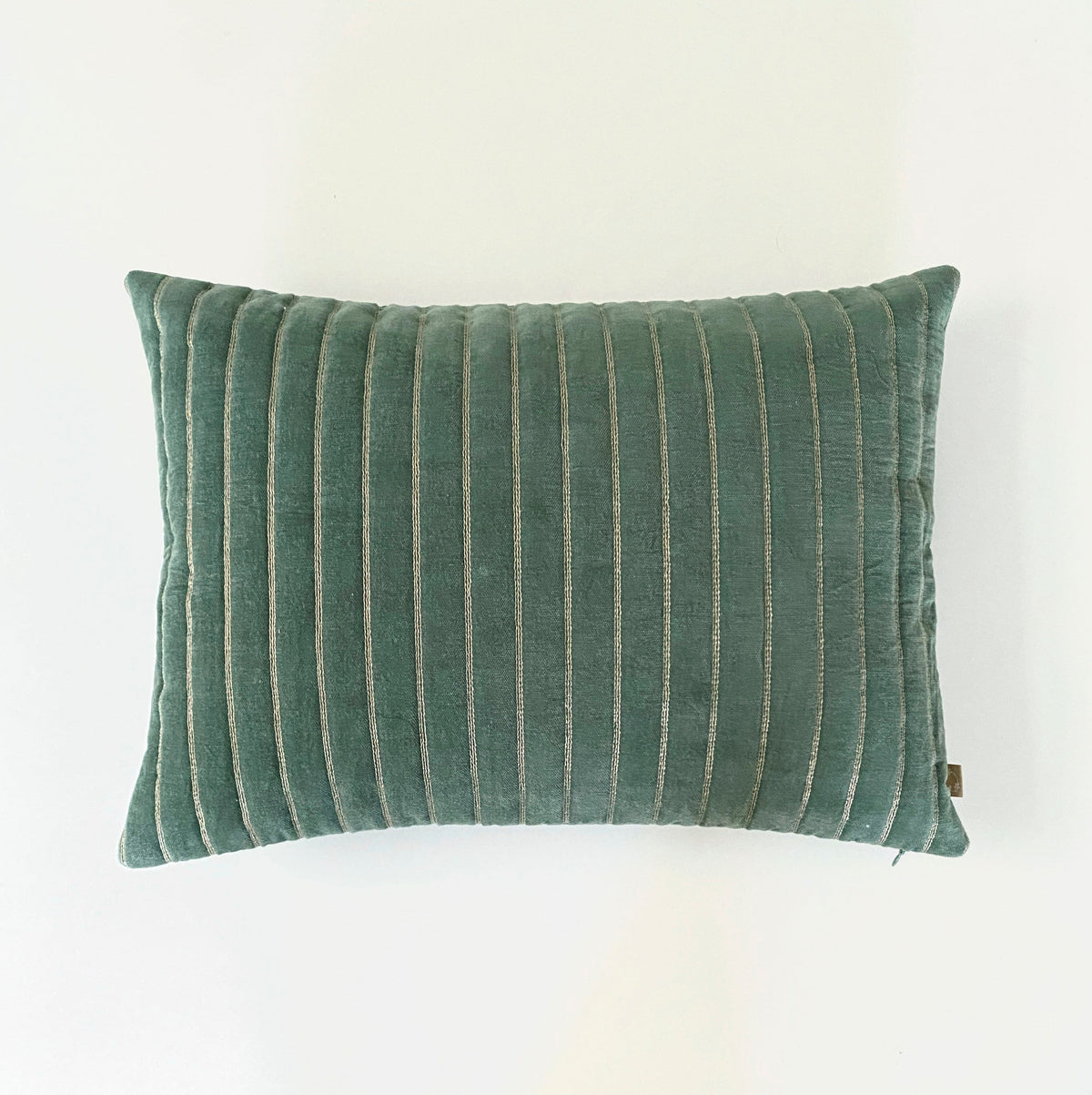Eden Striped Eucalyptus Oblong Cushion Cover by Sanctuary Living - Home Artisan