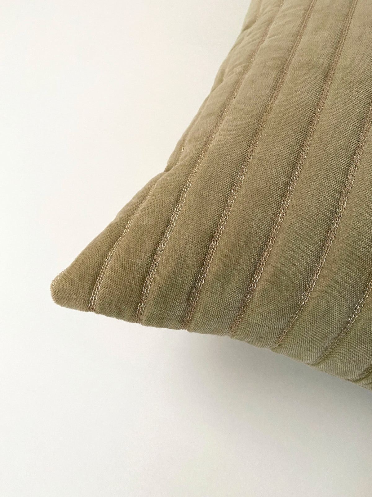 Eden Striped Sand Oblong Cushion Cover by Sanctuary Living - Home Artisan