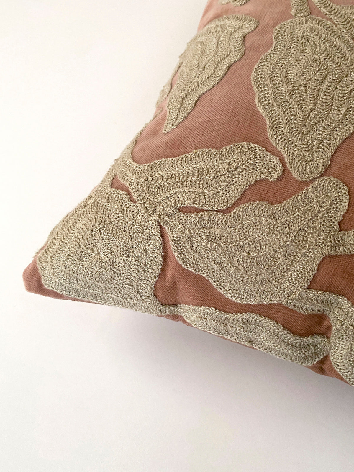 Cascade Embroidered Spice Cushion Cover by Sanctuary Living - Home Artisan
