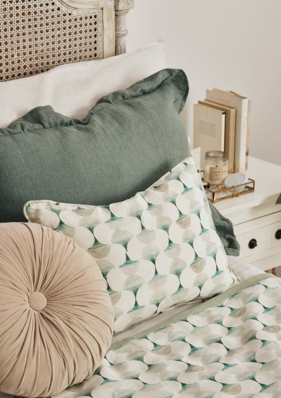 Cuddle Blush Round Cushion by Sanctuary Living - Home Artisan