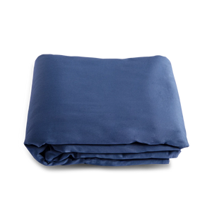 Solid Moonlight Blue Duvet Cover by Veda Homes (Queen) - Home Artisan