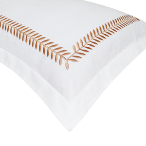 Spring Cream Cotton Sateen Bed Sheet by Veda Homes