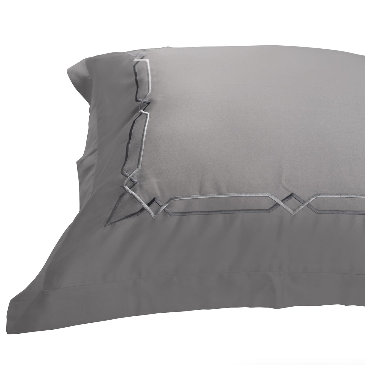 Mountain Trail Modern Gey Euro Sham by Veda Homes - Home Artisan