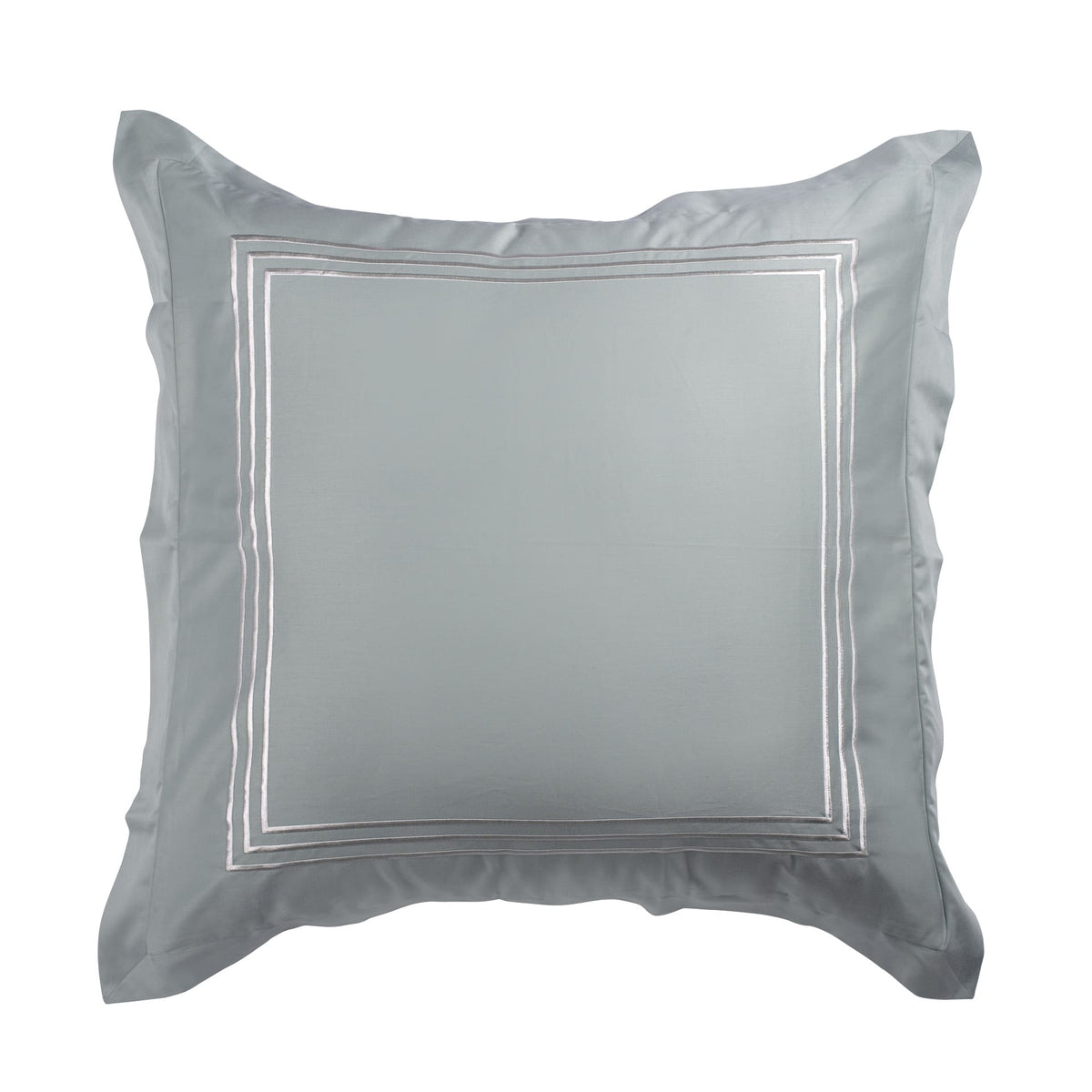 Parallel Frosty Green Euro Sham by Veda Homes - Home Artisan