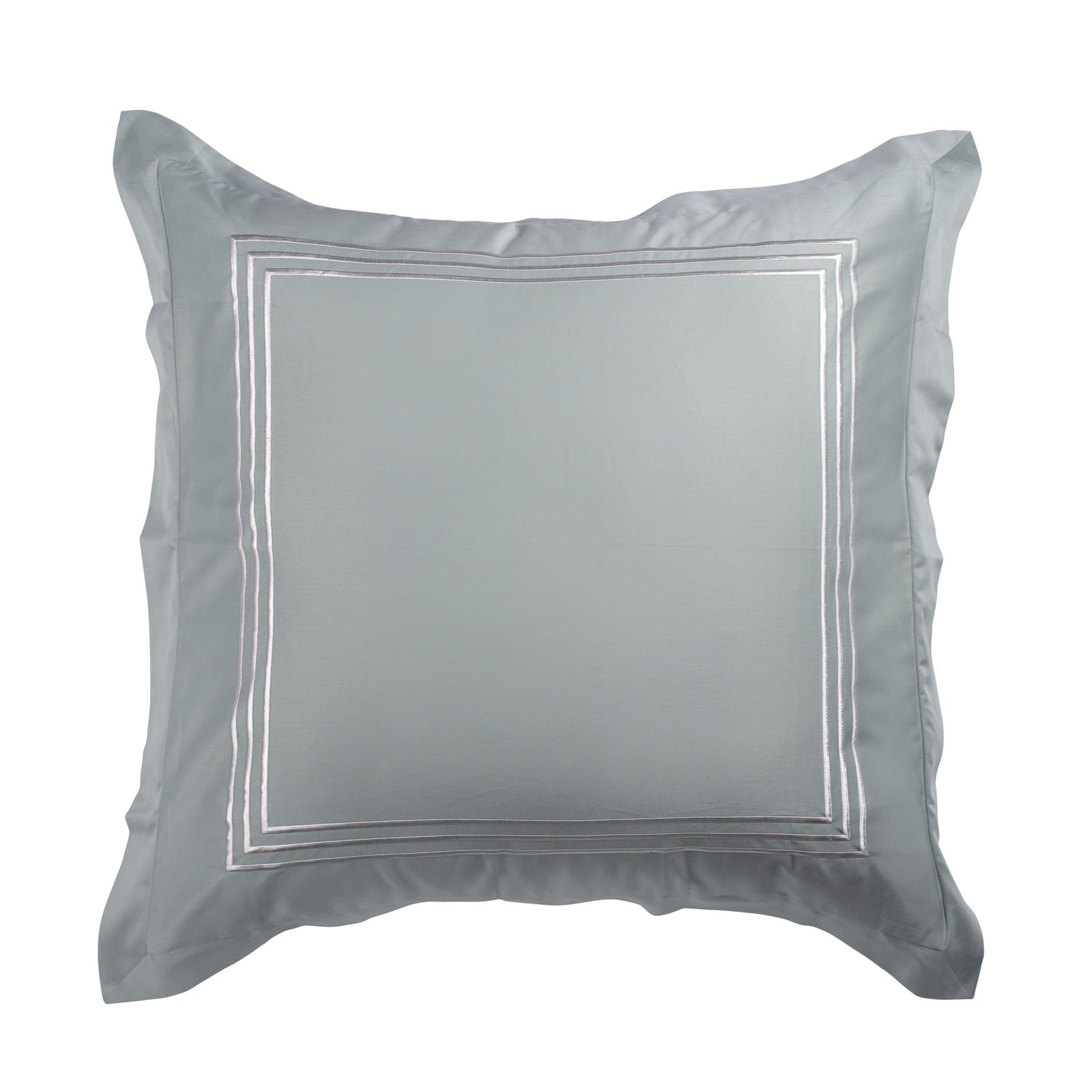 Parallel Frosty Green Euro Sham by Veda Homes - Home Artisan