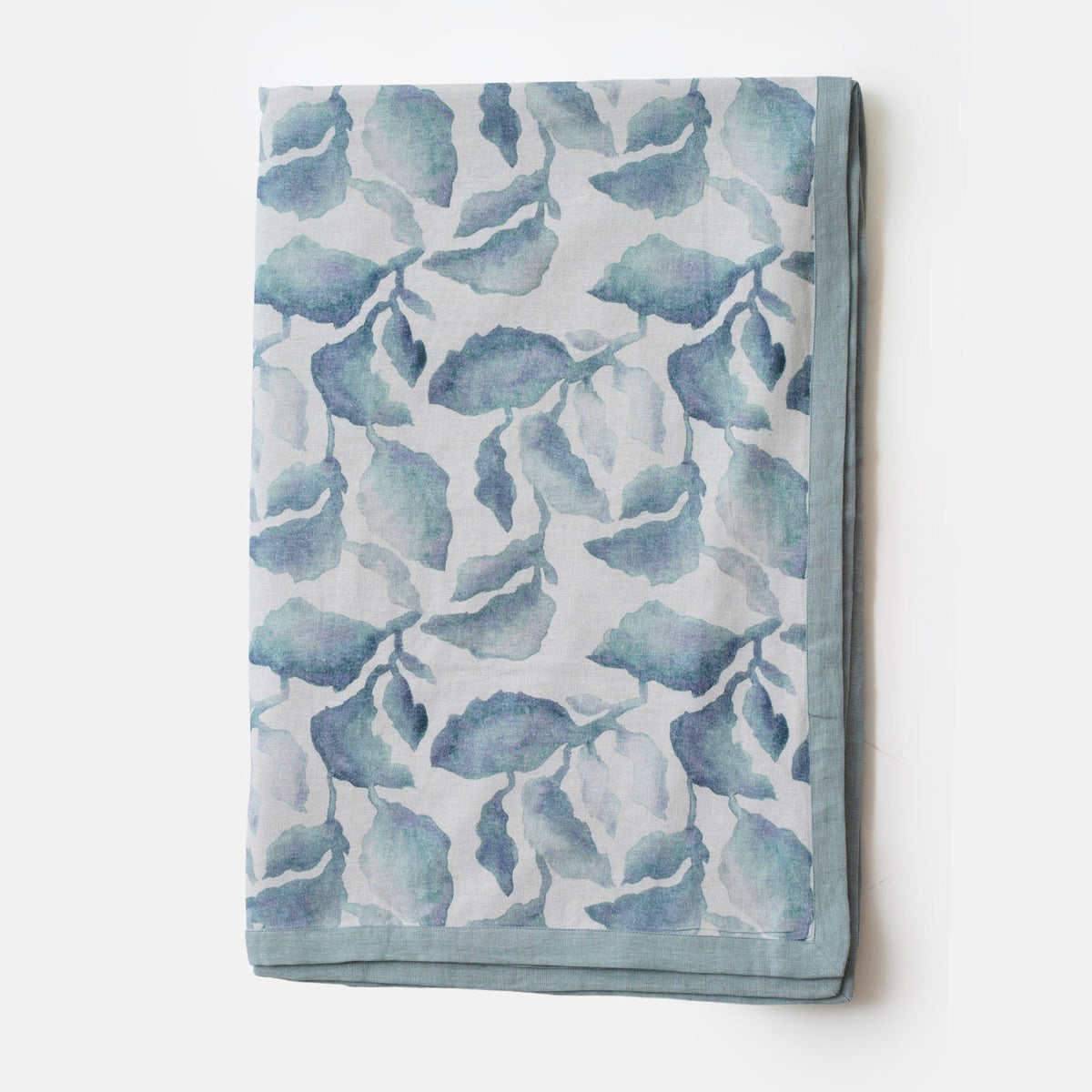 Cascade Blue Linen Bedspread by Sanctuary Living - Home Artisan