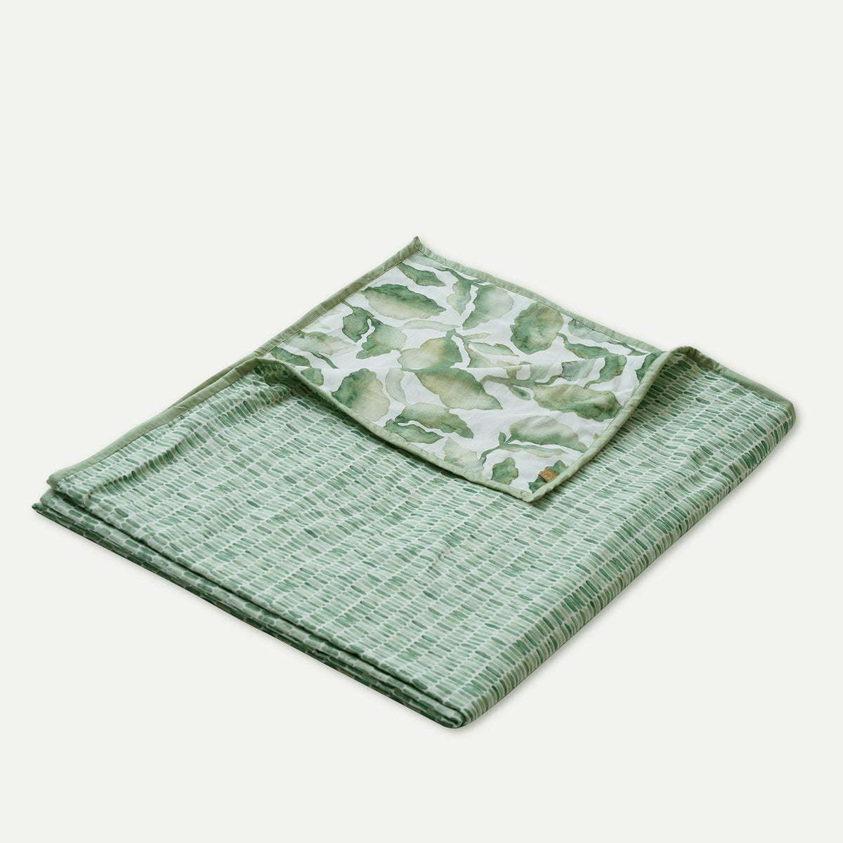 Cascade Green Linen Bedspread by Sanctuary Living - Home Artisan