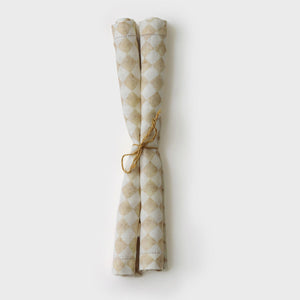 Checker Beige Table Napkin (Set of 2) by Sanctuary Living - Home Artisan