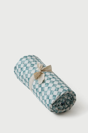 Checker Mosaic Blue Dohar by Sanctuary Living - Home Artisan