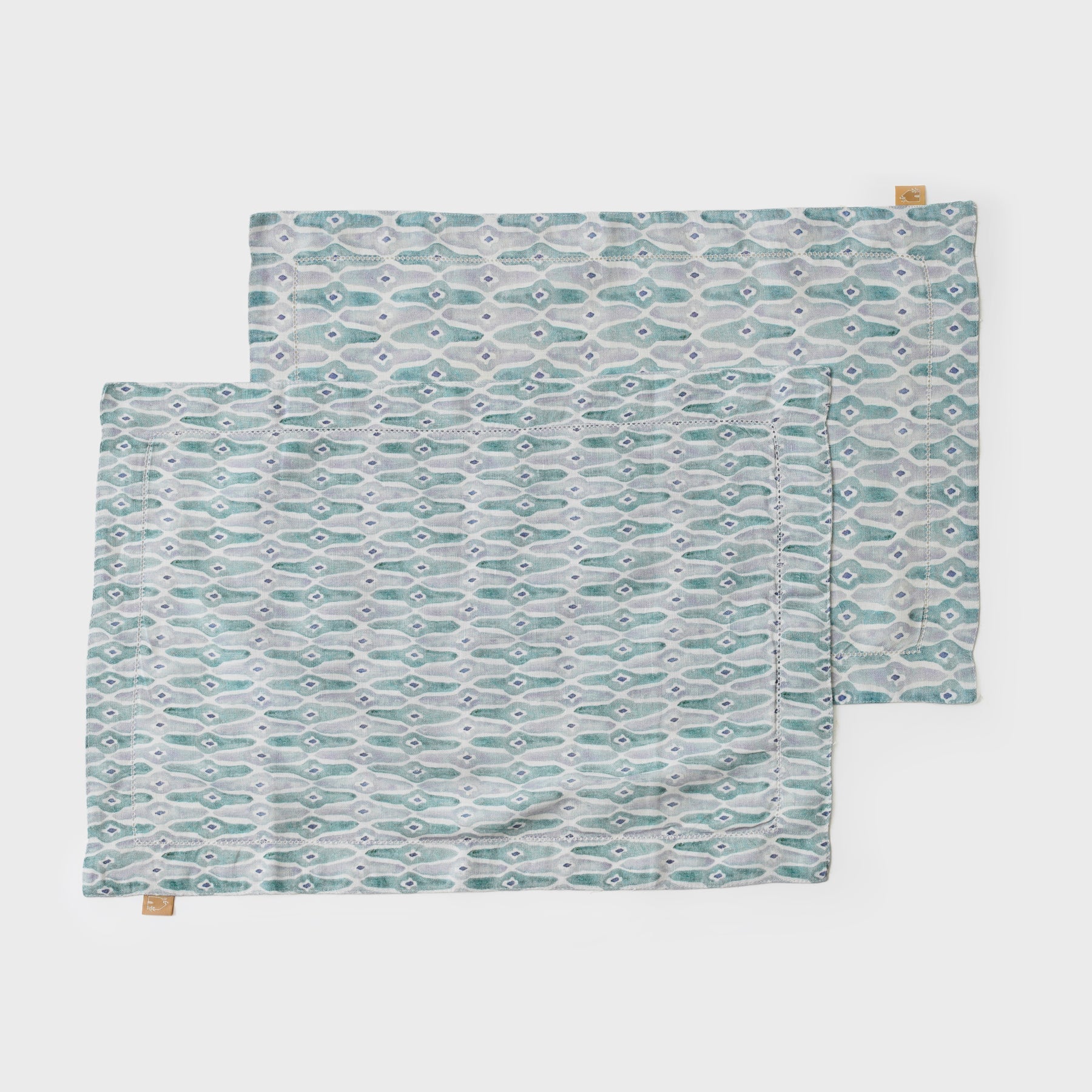 Mosaic Blue Table Mat (Set of 2) by Sanctuary Living - Home Artisan