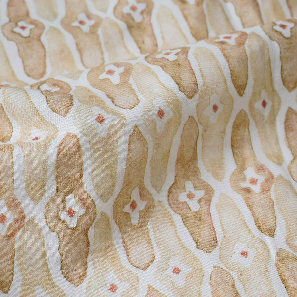 Mosaic Sand Linen Bedspread by Sanctuary Living - Home Artisan