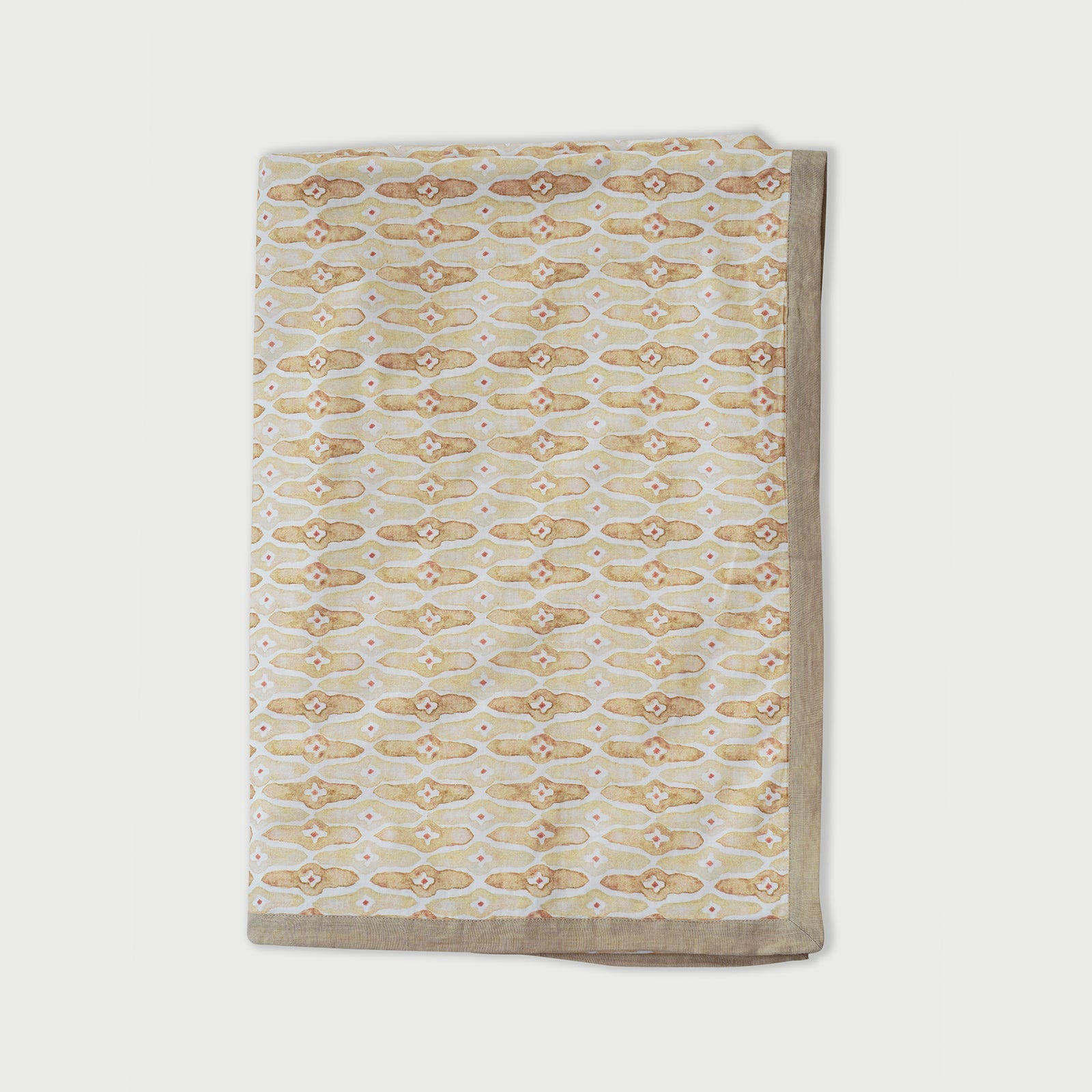 Mosaic Sand Linen Bedspread by Sanctuary Living - Home Artisan