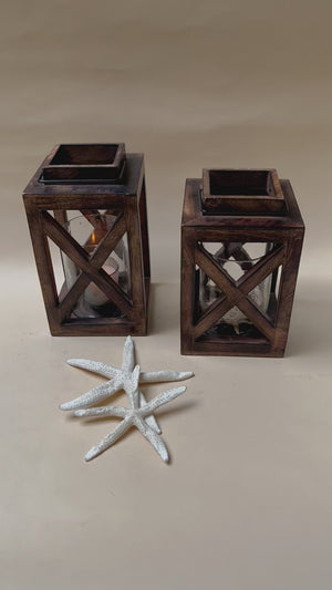 Tensing Wooden Lantern